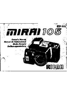 Ricoh Mirai 105 manual. Camera Instructions.